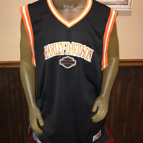 harley davidson basketball jersey